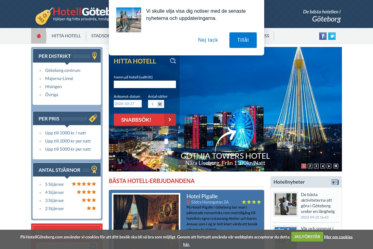 HotellGoteborg.com